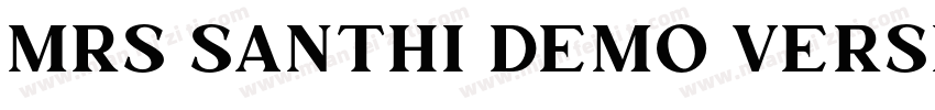 Mrs Santhi Demo Version字体转换